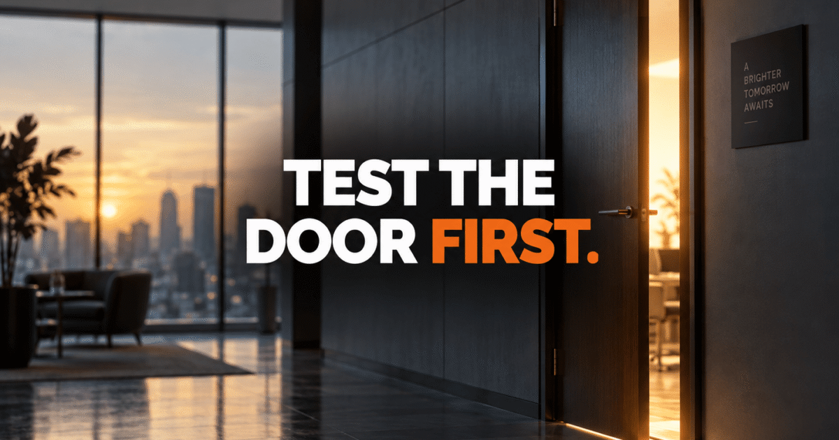 Fake-Door Tests: Measure Demand Before Building