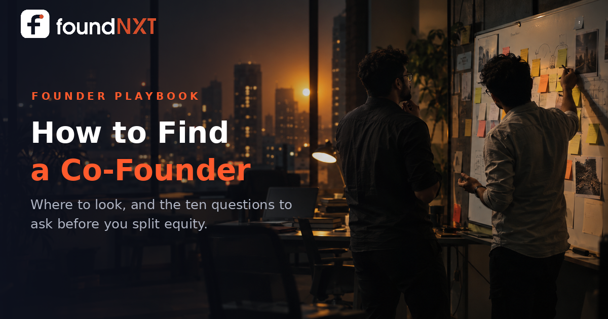 How to Find a Co-Founder (and the Questions to Ask First)