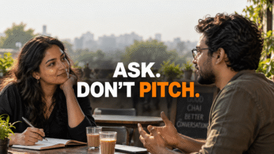 Cover for 'The Mom Test: Customer Interviews Done Right', with the hook 'Ask. Don't pitch.'